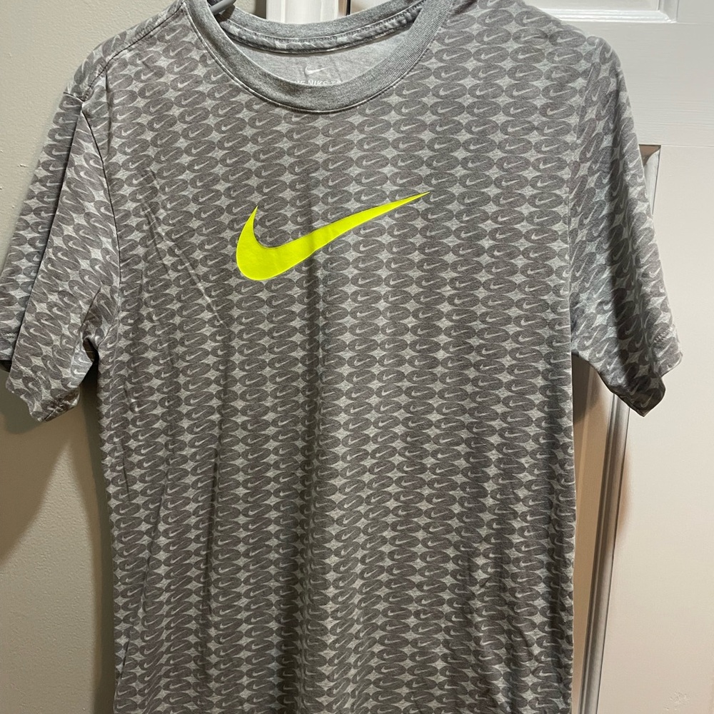Nike Gray with swooshes Tshirt